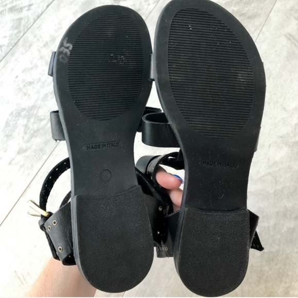 BARBARA BARBIERI Black Gold Gladiator Sandal 6 - Picture 4 of 4